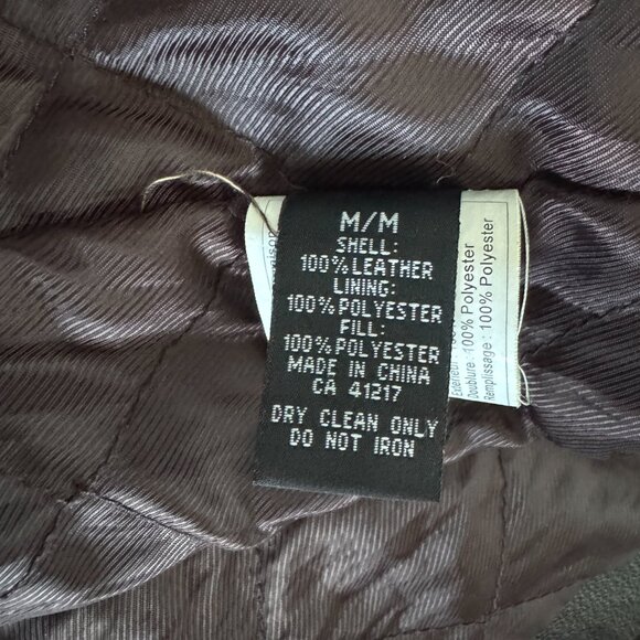 Nylon by Dex - Long Brown Leather Coat with Belt - Picture 15 of 15